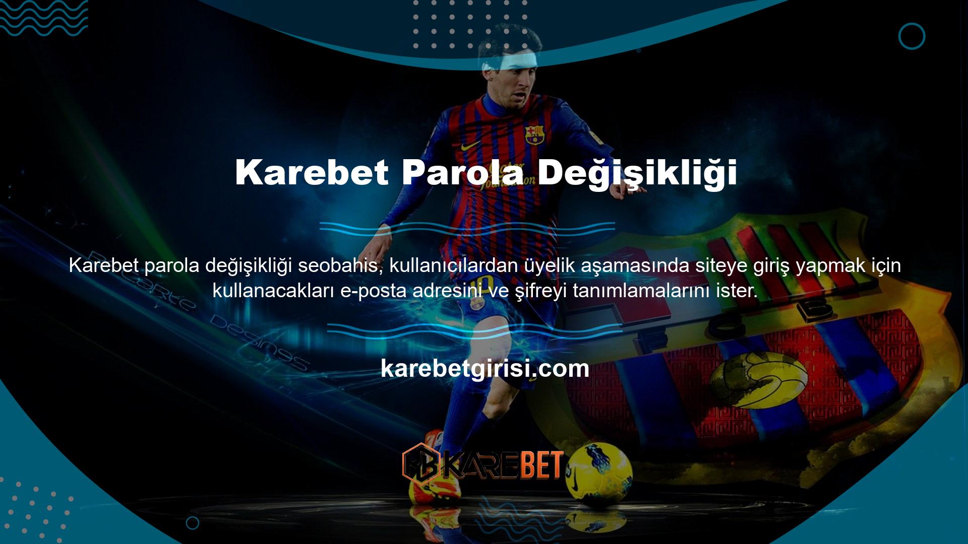 Parolanızı değiştirmek için hesabınıza oturum açtıktan sonra, Hesap Ayarları sekmesini açarak şifre değiştirme seçeneğini kullanarak yeni bir şifre açabilirsiniz